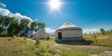 Фото номера Семейный номер Кемпинги Jaichy Yurt Camp г. Këk-Say 17